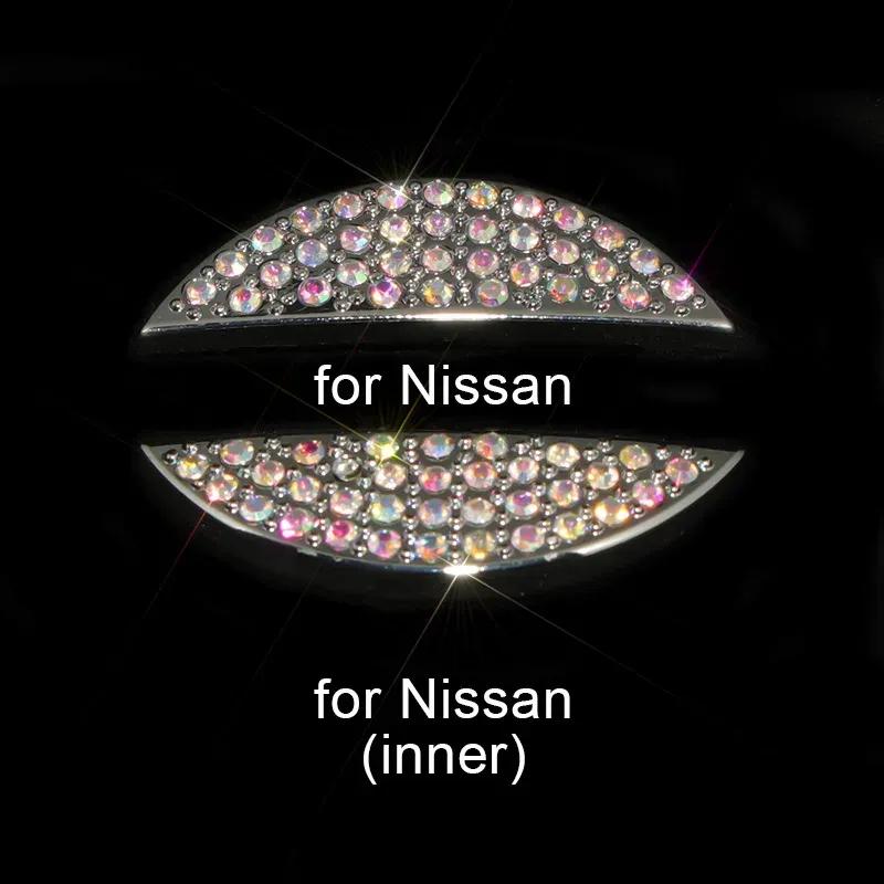 Bling Car Steering Wheel Diamond Emblem Decal Decoration Cover DIY Sticker Car Accessories for NISSAN Maxima,Altima,Sentra,Rogue