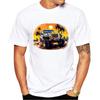 Summer Round Neck 3D Off-road Vehicle Pattern Rint Top Fashionable Casual Short Sleeved Men's T-shirts