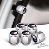 DKHN5 5Pcs Metal Car Wheel Tire Valve Cap Stem Case Cover For BMW M Power E46 E90 E60 F30 F10 M5 X2 X3 X5 X4 X6 X7 G30 G20 Accessories