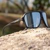 Kapvoe Polarowe Okulary Rowerowe Sportowe Okulary Przeciwsłoneczne Męskie i Damskie MTB UV400 Okulary Rowerowe Górskie Nowe