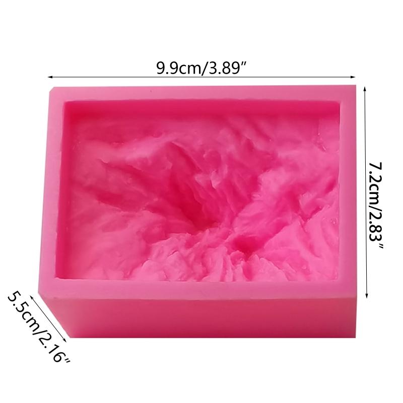 Aromatherapys Silicone Mold Handmade Soap Candle Making Molds Flexible Soap Mold Snow Mountain Cake Fondant Moulds