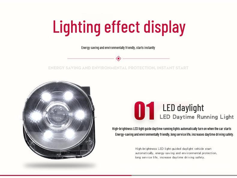 Jeep Renegade LED DRL & Bi-Xenon Projector Headlight Assembly