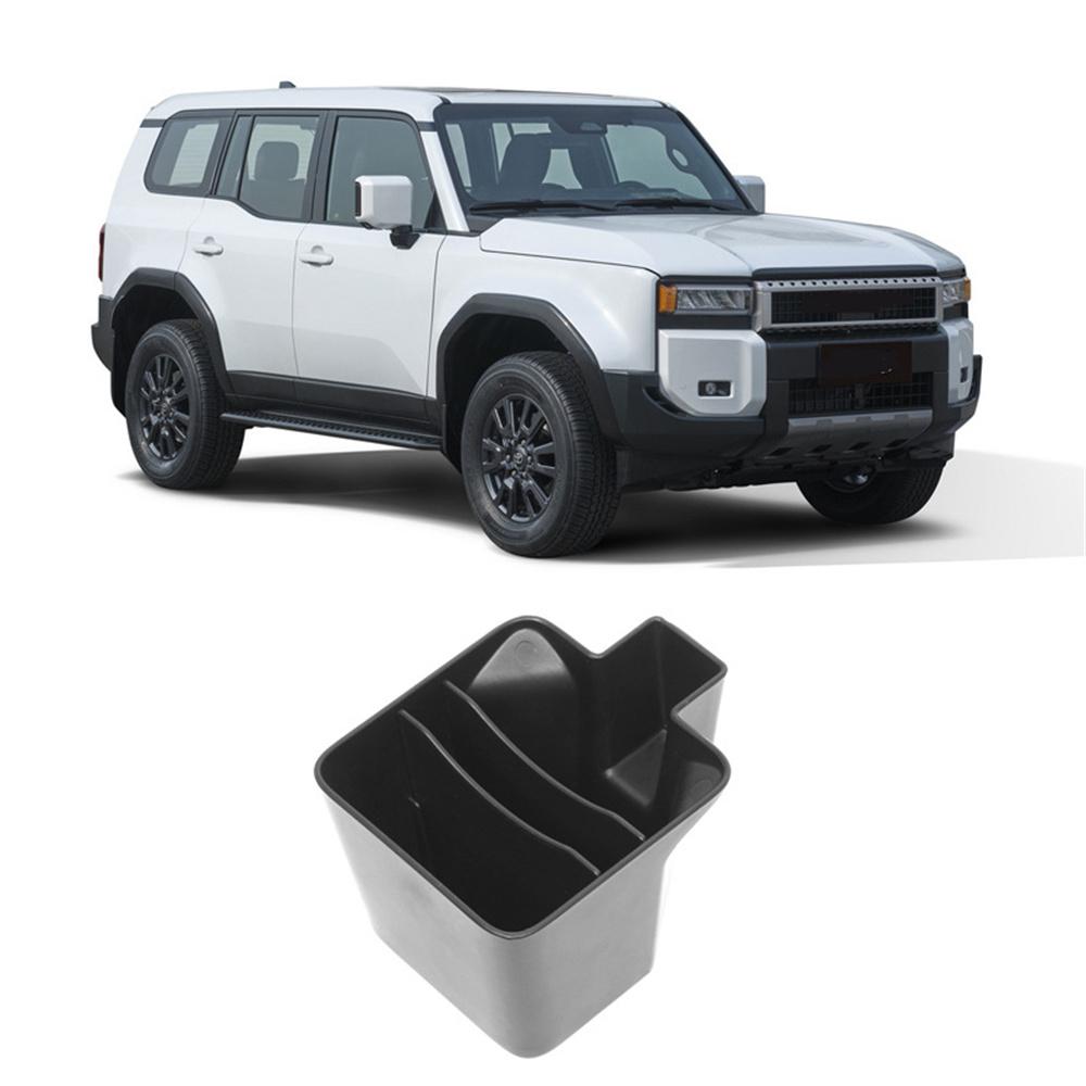 For 24-25 Toyota Land Cruiser LC250 Prado Console Water Cup Holder Storage Box