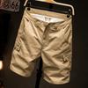 Summer Thin Multi Bag Trendy Brand Workwear Shorts For Men'S Casual Five Quarter Pants Loose Plus Size