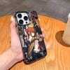 K-Kurisu M-STEINS GATE Makise-KM Чохол для телефону Для iPhone 17,16,15,14,13,12,11 Plus,Pro Max,XS,Кольоровий Позолочений Внутрішній Чохол