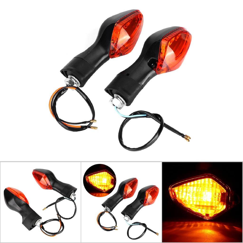 1 Pair Turn Signal Indicator Lamp Fit for   CRF250L Motorcycle Modified Black Yellow