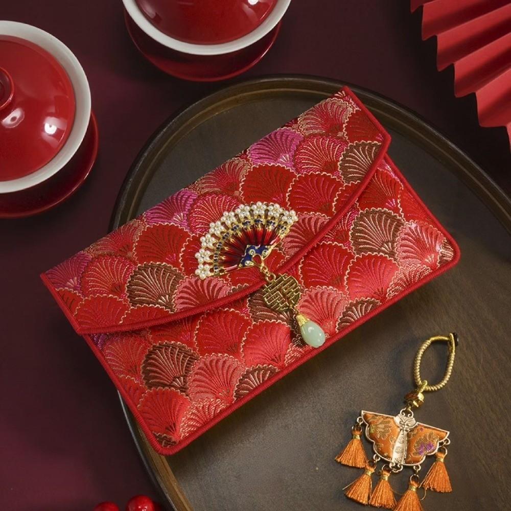 Chinese Style Wedding Money Pocket Traditional Lucky Money Bag New Year Red Envelope  Birthday
