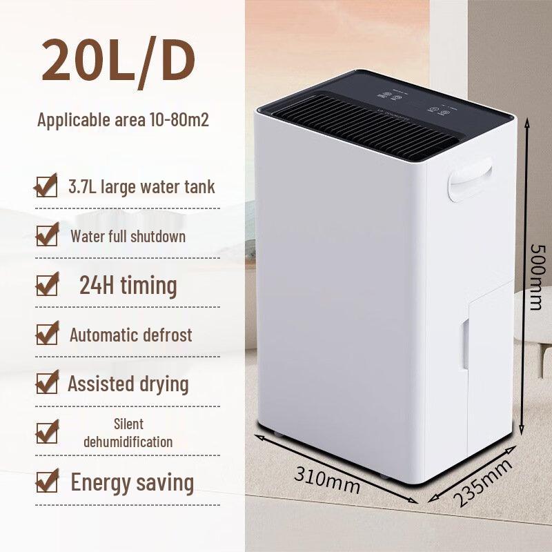 

Kapoor 20L Home Dehumidifier with Air Purifier CN plug (adapter included)