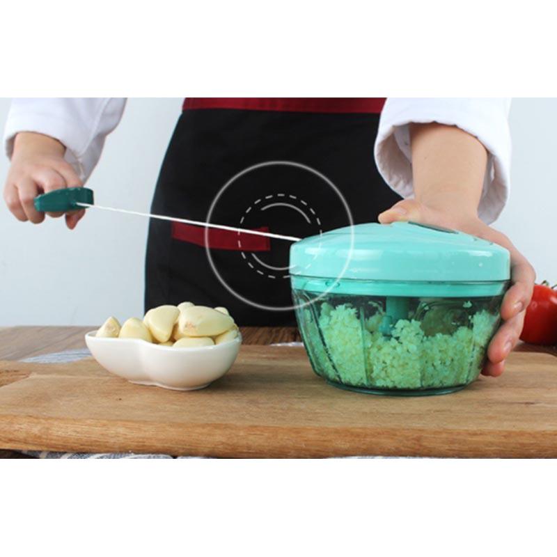 Mini Chopper Mincer Slicer Pull String Manual Processor For Vegetables ...