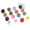 16pcs Natural Crochet Cotton Multi-Colors Jute Twine Rolls Durable Crochet Thread  Present Wrapping