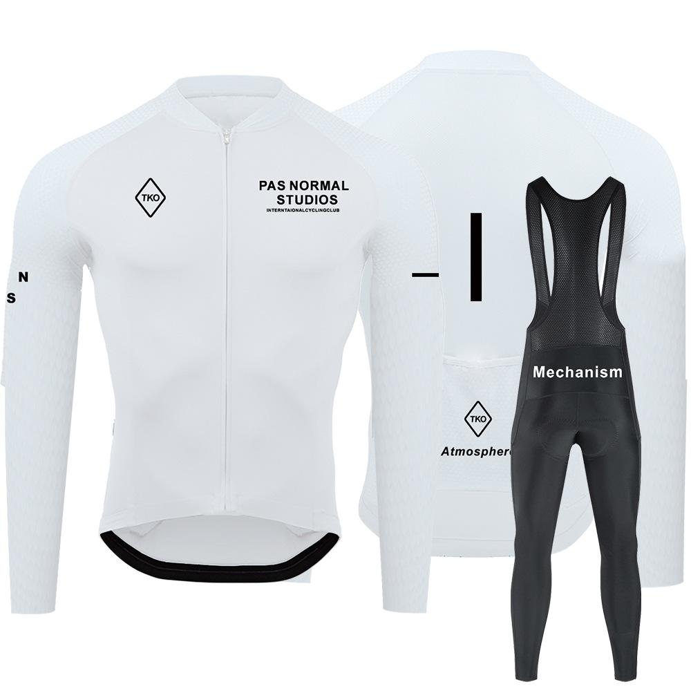Spring and Summer Competitive Tight-fitting Version Cycling Suit, Thin Breathable and Quick-drying Long-sleeved Cycling Suit