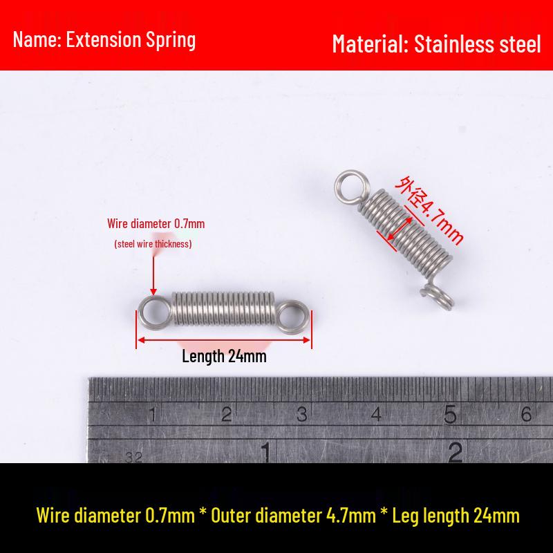 Stainless Steel Spring Hook for Microwave Oven Handle, Wire Diameter 0.6/0.7