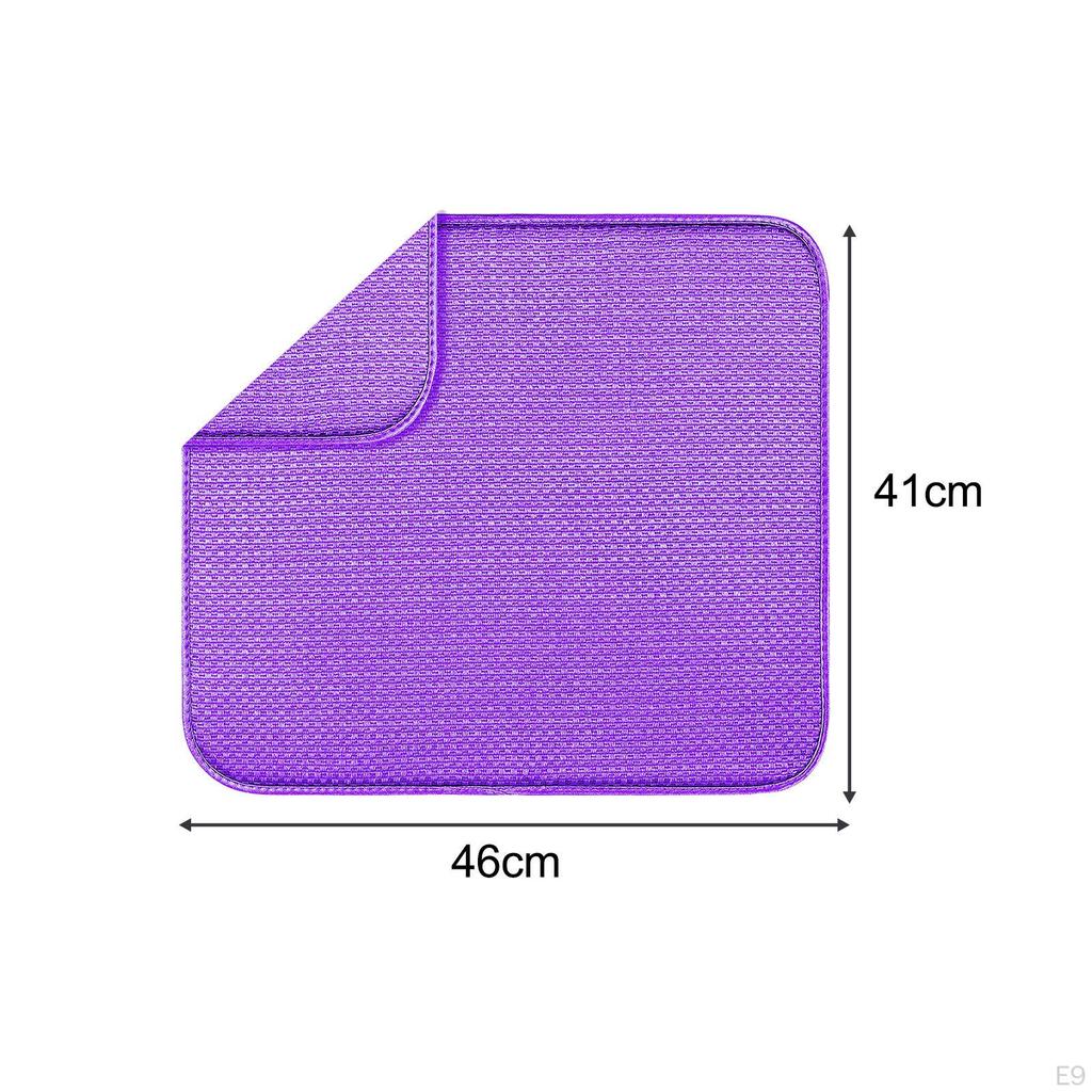 Absorbent Drying Mat for Kitchen Counter Placemat Keep Countertop Clean and Dry Draining