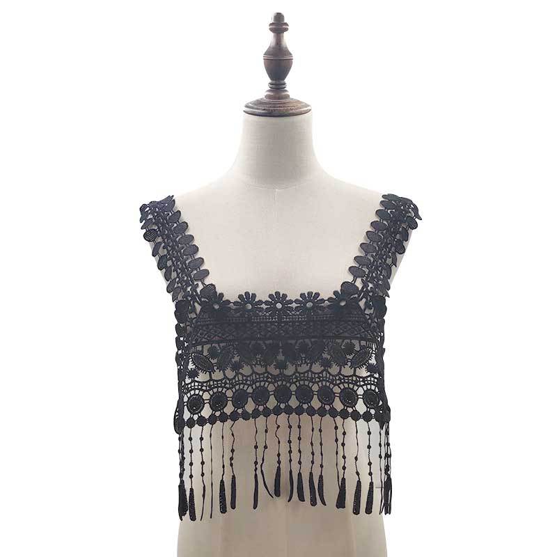 Water-Soluble Lace Collar, Milk Silk Embroidered Corsage, Hollow Embroidered Beard False Collar Diy Lace Accessories