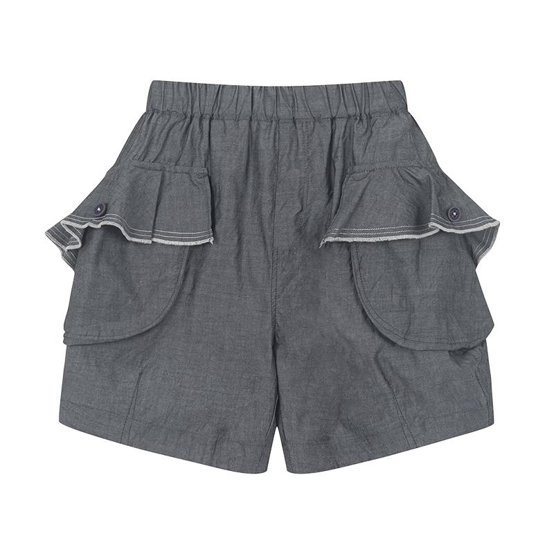 M.Latin Girls' Ruffle Pocket Bloomer Shorts