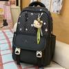 Schoolbag Sweet College Style School Bag Female High Value Korean ins Pink Tender Primary and Secondary School Students Grades 1-1 Lightweight 