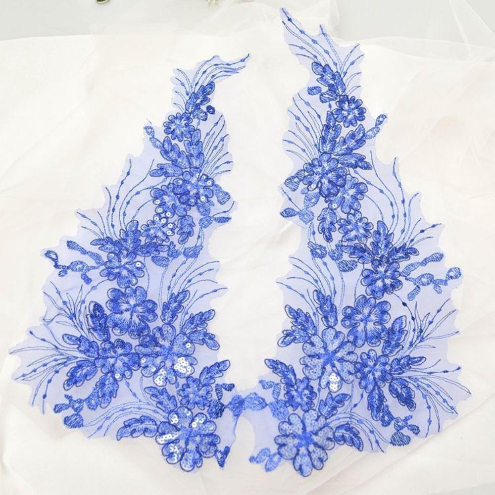 3D Sequined Embroidery Patches DIY Iron on Patches Sequins Patches Classic Fashion Dresses