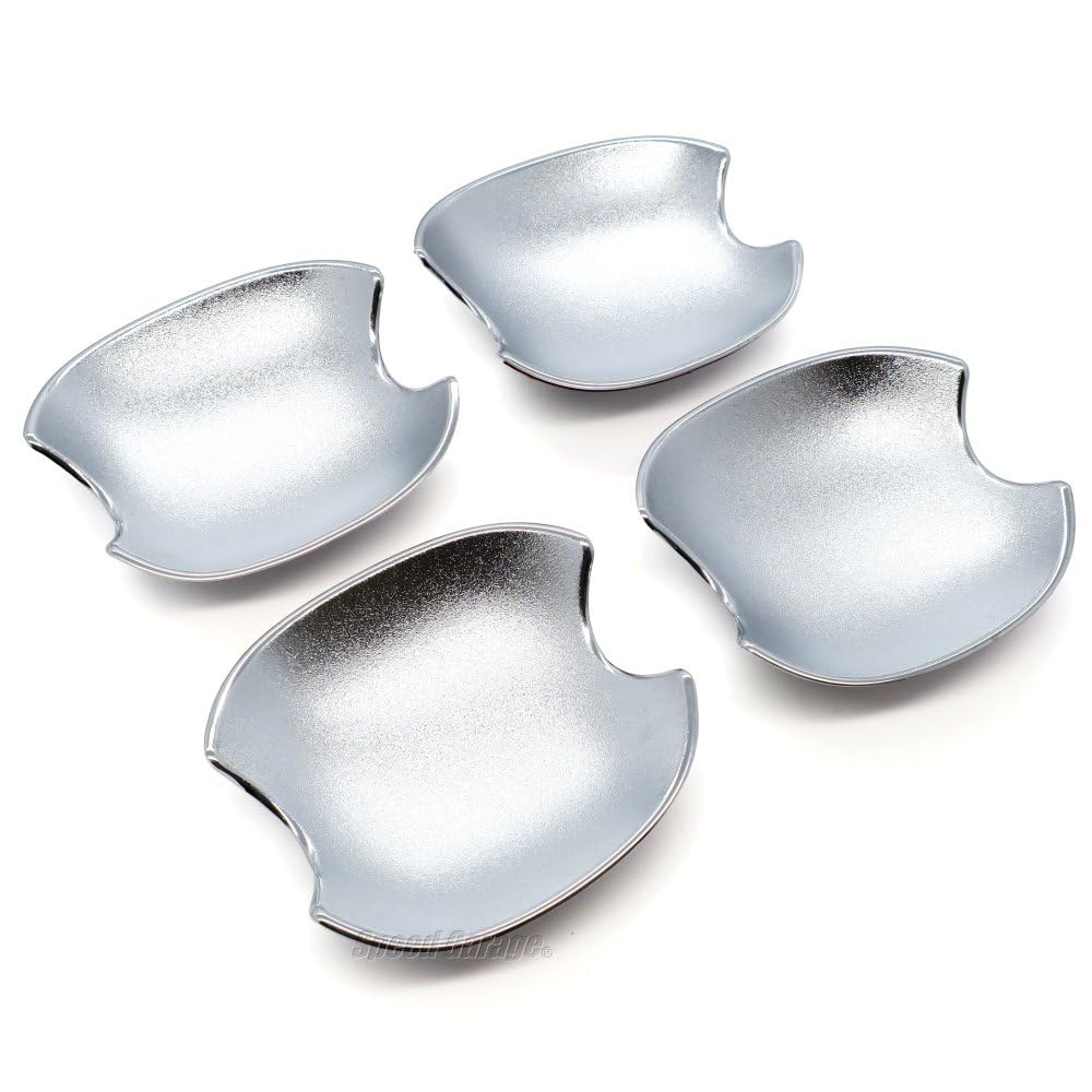 Speed Garage Door Knob Handle Protector Cover Garnish Silver ABS Resin Dress-Up Custom Part for Mitsubishi Delica Mini
