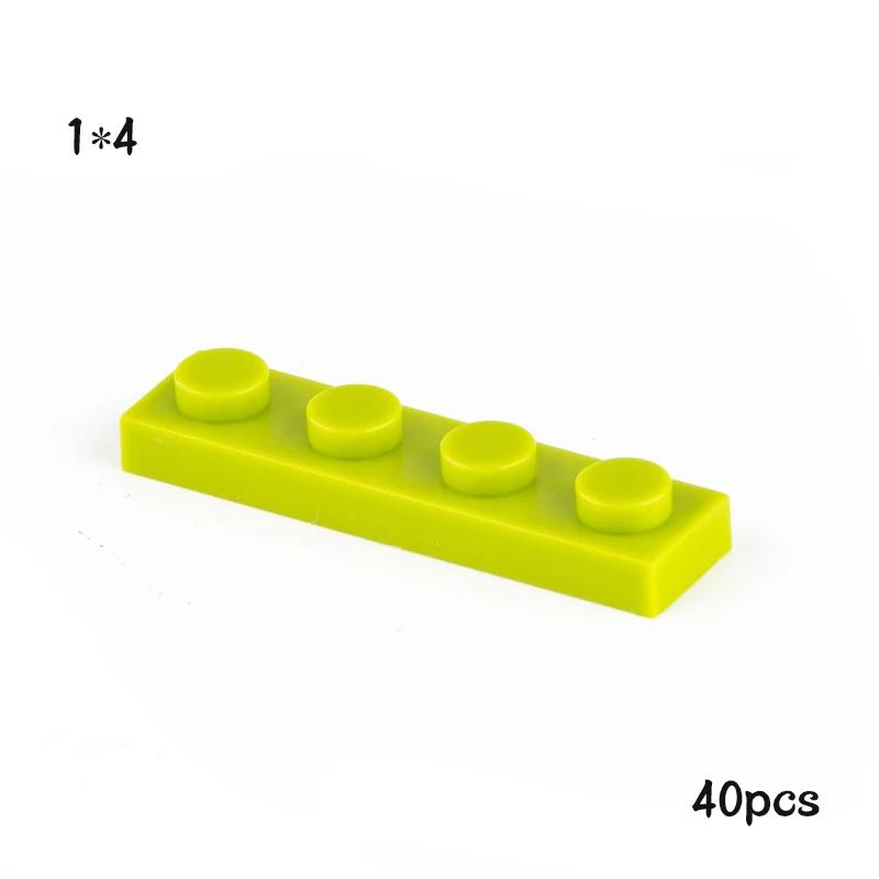 

40Pcs MY OWN CREATION Fitting Assembles Particles Plate 3710 1x4 Ideal for Building Blocks Parts DO-IT-YOURSELF Enlighten Blocks Learning Tech