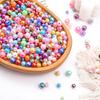 6/8/10mmABS Imitation Pearl AB Color Round Beads DIY Handmade Beaded Loose Bead Material Hair Accessories