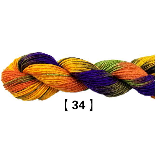 Fuyi Filo di Lana Tinta Acrilico Cotone per Scarpe per Artigianato Tessuto a Mano