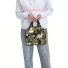 1pc, Camouflage Pattern Design Printed Thermal Bag Insulation and Refrigeration Portable Reusable Unisex for Home Restaurant Off