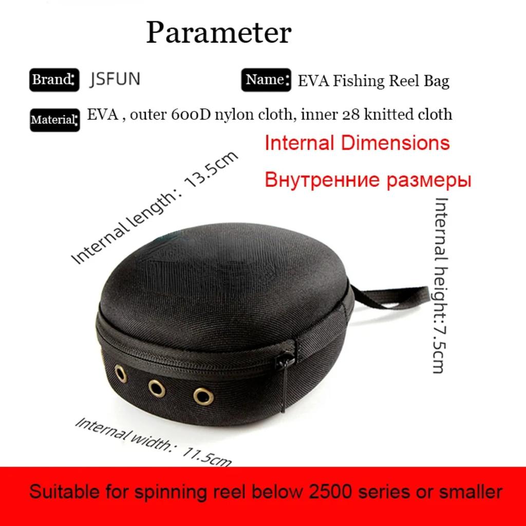 Portable  Fishing Reel  Protective Case Cover  Drum/Spinning/Raft Reel Fishing Pouch  Fishing Accessories 1pc
