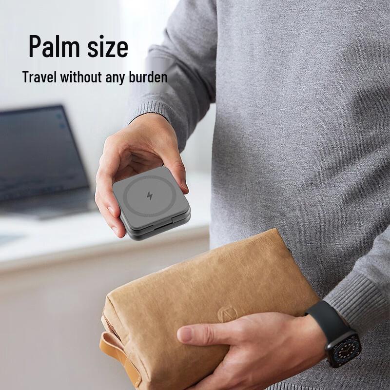 Foldable 3-in-1 MagSafe Wireless Charger for Apple Devices