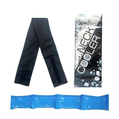 Mie Chemical Industry Neck Cooler Cold Pack Heat Stroke Prevention Cool Band (Black) WORLD COLLECTION Water PillowIce Bag
