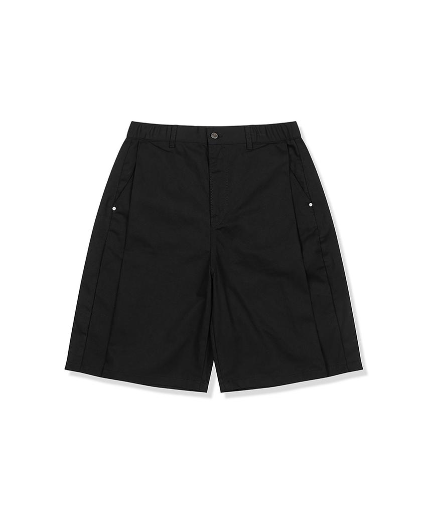 OFFROAD Cotton Single-Pleat Bermuda Snap Pants_5Kd1726