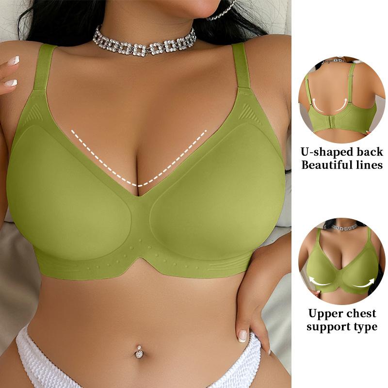 Plus Size Anti-sagging Soft Support Push-up Wire-free Sports Bra