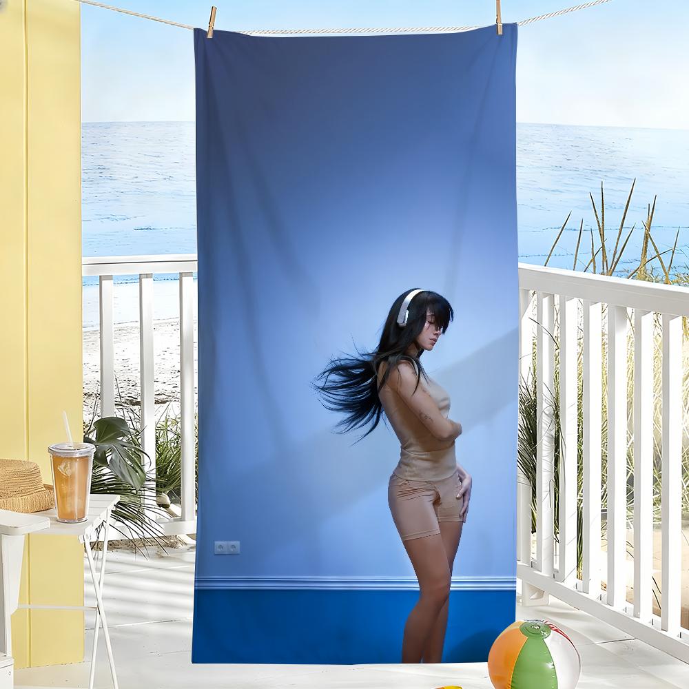 

Singer A-Aitana-Cuarto Azul Towel Soft Pool Gift For Travel Gym Shower Camping Quick Dry Sports Large Beach Towels W40*H60(CM)