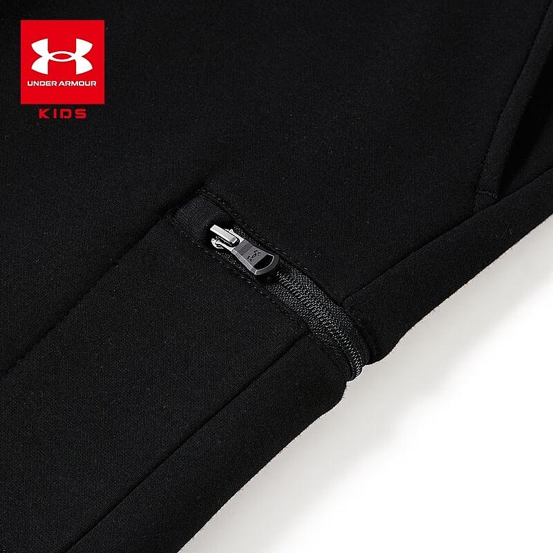 Under Armour Girls' Fleece Lined Single-Side Zipper Sport Pants