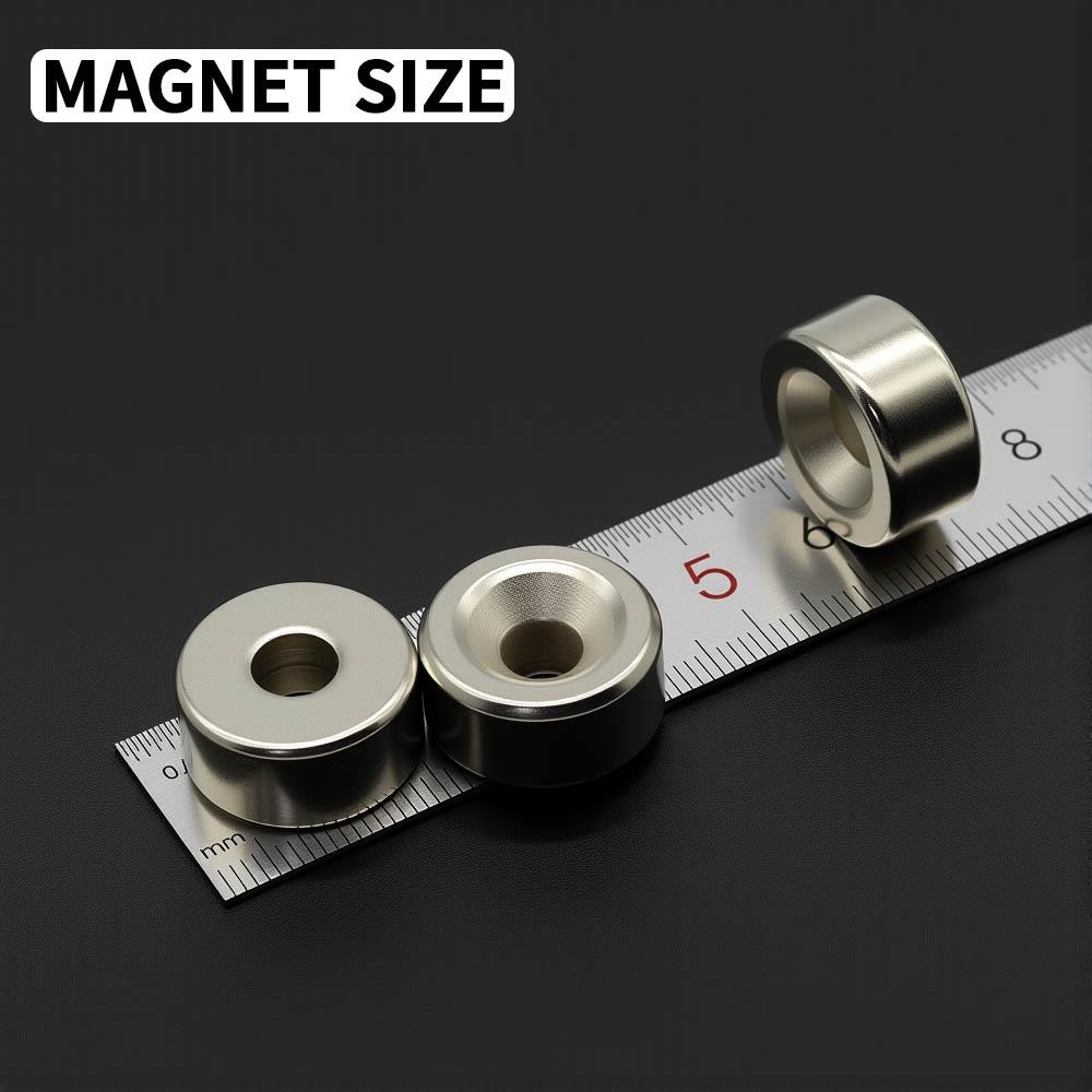 20x10-6mm Powerful with holes Neodymium Magnet N35 NdfeB Permanent Magnetic imanes Round Super Strong Fridge Magnets DIY