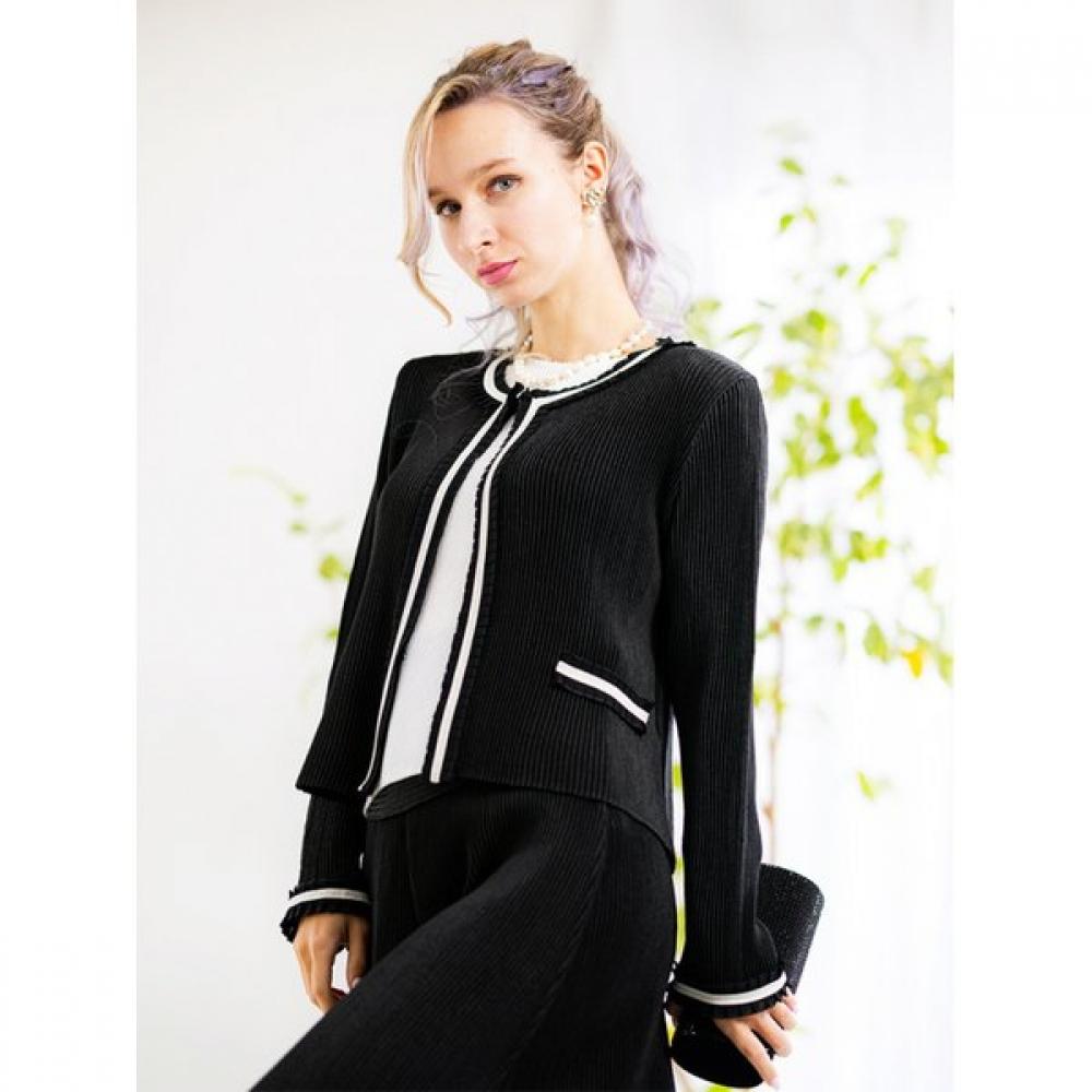 Specchio Подол со швом Плиссированный Длинный рукав Jk 441 402 09