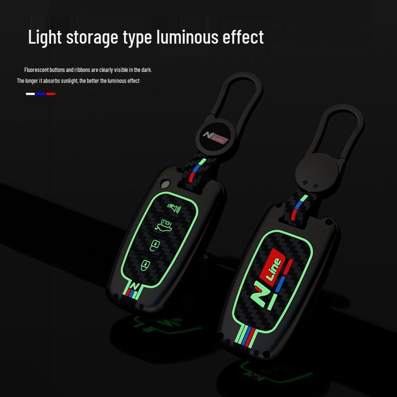 Hyundai Sonata & Elantra Metal Key Case with Buckle