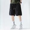 Pantaloni subțiri de vară din mătase de gheață, largi, casual, cu buzunare multiple, pentru bărbați, pantaloni scurți sport cu uscare rapidă, pantaloni pentru bărbați