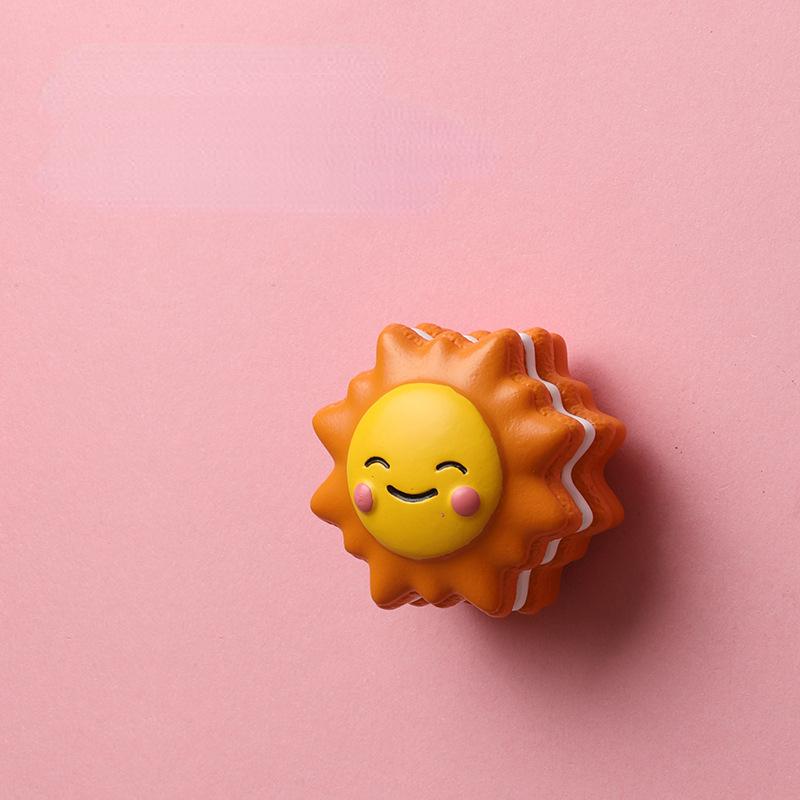 

Мультяшный магнит на холодильник Животное Макарон Украшение для холодильника Магнитная наклейка Магнит Смола 3D Кошка и Собака Магнитная наклейка