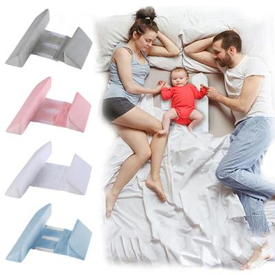 Baby Side Sleepers Wedge with Secure Straps Adjustable Anti-Roll 45-Degree Slope Design
