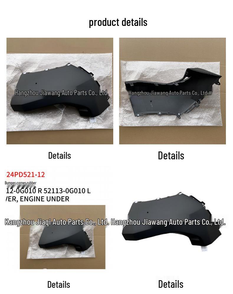 2024 Toyota Prado Front Bumper Corner Garnish 52112-0G010R/52113-0G010L