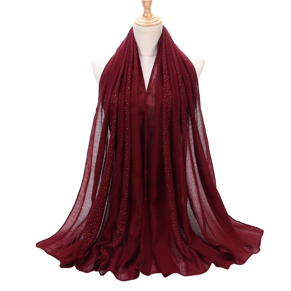 90x180cm Shining Linen Hijab, Scarf Shawl for Women