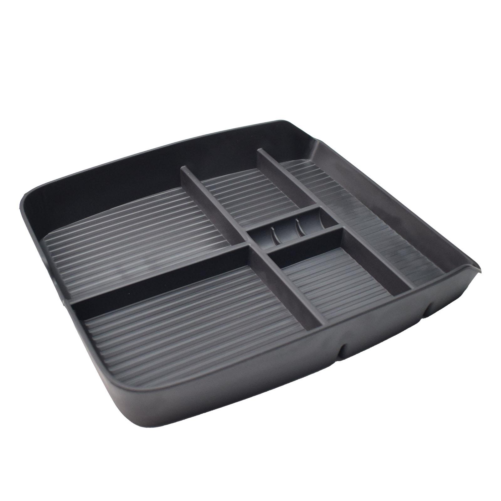 

2026 Palisade Lower Center Console Organizer Floor Center Console Compartments Under Storage Box Tray Interior Car Accessories чёрный