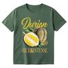 Vintage Durian Fruit Graphic TShirt Retro Tropical Food Tee Shirt 90s Y2k Exotic Southeast Asia King Of Fruits Foodie TShirts