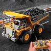 ZMX Z6834YG RTR 1/18 2.4G 8CH Alloy RC Car Simulation Mining Dump Truck LED Light Sound Engineering Vehicles Desktop Toys Models