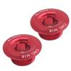 2pcs M18 Bicycle Crank Cover Screw Cap Dustproof Waterproof Aluminum Alloy Parts for Prowheel Hollow Integrated