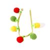Cat-shaped Mint Toy, Cherry Tomato, Cherry Tomato Bell, Self-entertaining and Boring, Hanging Door, Hairball, Cat Toy Stick