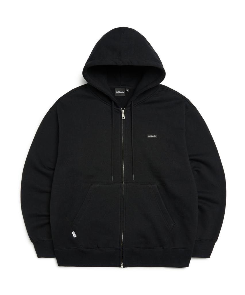 Mark Gonzales Small Box Logo Zip-Up Hoodie - Black
