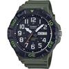 Relógio de Pulso Quartz com Mostrador Grande MRW-210H-3AV Masculino Verde Militar