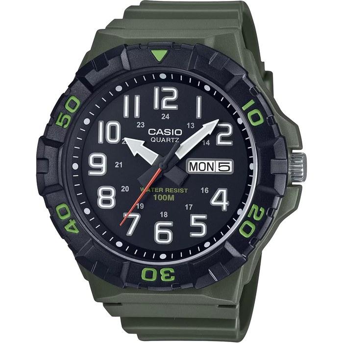 [CASIO] Standard Big Face Quartz Watch MRW-210H-3AV Men s Military Green