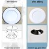 LED Recessed Spotlight Trim and Enlarge Hole Opener Set